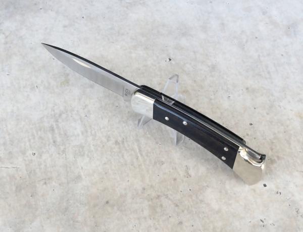 Buck 110 Folding Hunter Knife - Nickel Silver S30V Drop Point Blade - NEW