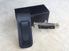 Buck 110 Folding Hunter Knife - Nickel Silver S30V Drop Point Blade - NEW