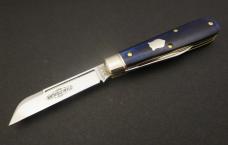 Great Eastern Cutlery Northfield #14 Navy Blue Smooth Bone Gentlemen's Jack GEC 143223
