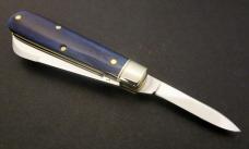 Great Eastern Cutlery Northfield #14 Navy Blue Smooth Bone Gentlemen's Jack GEC 143223