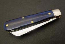 Great Eastern Cutlery Northfield #14 Navy Blue Smooth Bone Gentlemen's Jack GEC 143223