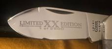 2000 CaseXX Snowshoe*ERROR*Nicknamed “The Outlaw” due to USA Stamping being left off.C info in pics.