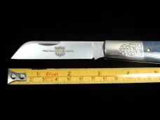 Great Eastern Cutlery GEC Smooth Denim Blue Micarta Boom Town Barlow Knife 863125 420HC Stainless
