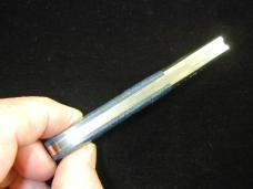 Great Eastern Cutlery GEC Smooth Denim Blue Micarta Boom Town Barlow Knife 863125 420HC Stainless