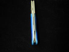 Great Eastern Cutlery GEC Navy Blue Sawcut Bone Boom Town Barlow Knife 863125SS 420HC Stainless