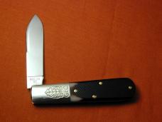 Great Eastern Cutlery GEC Classic Brown Sawcut Bone Boom Town Barlow Knife 862125SS 420HC Stainless