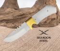 3.75" Full Tang Drop Point Blade Blank Custom Knife Making Hunting Blade (135)