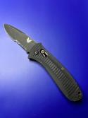 BENCHMADE 5000SBK PRESIDIO AUTO KNIFE, 154CM BLACK COMBO BLADE