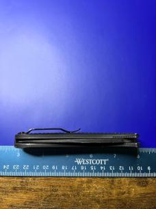 BENCHMADE 5000SBK PRESIDIO AUTO KNIFE, 154CM BLACK COMBO BLADE