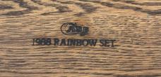 New in Display 1988 Case Rainbow Set of 5 with COA #2