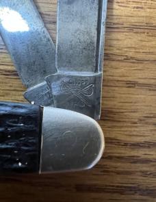 USED SWORD BRAND CAMILLUS CUTLERY CO CAMILLUS NY USA 3 BLADE POCKET KNIFE