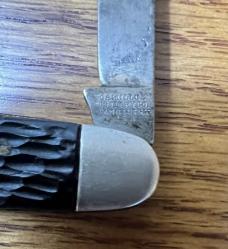 USED SWORD BRAND CAMILLUS CUTLERY CO CAMILLUS NY USA 3 BLADE POCKET KNIFE