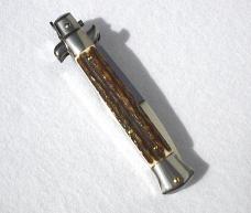 NEW LATEST FRANK BELTRAME 9" GENUINE STAG BAYONET BLADE ITALIAN STILETTO