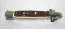 NEW LATEST FRANK BELTRAME 9" GENUINE STAG BAYONET BLADE ITALIAN STILETTO