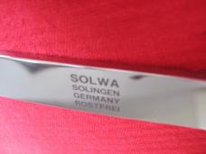 RARE Vintage SOLWA  Bonsa Style Solingen Germany Trap Door OTF Switchblade Knife - MINT Condition !