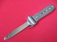 RARE Vintage SOLWA  Bonsa Style Solingen Germany Trap Door OTF Switchblade Knife - MINT Condition !
