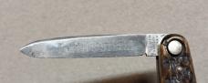Press Button Knife Co model 100 with etch