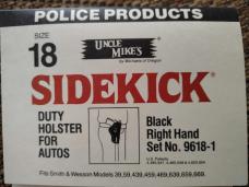 Uncle Mikes 9618-1 RH Duty  Pistol Holster for Smith & Wesson Models