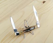 Case Cutlery Small Pen Knife Brown Stag Bone - New
