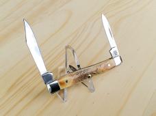 Case Cutlery Small Pen Knife Brown Stag Bone - New