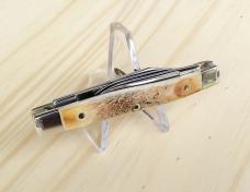 Case Cutlery Small Pen Knife Brown Stag Bone - New