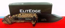 ELITEDGE THUMB STUD LINER LOCK RESCUE KNIFE APPROX 4-3/4