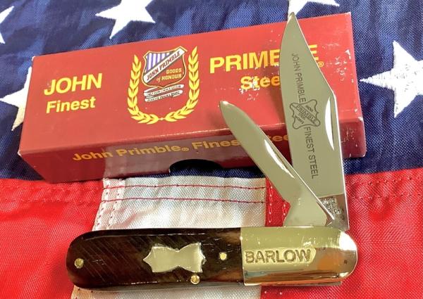 John Primble (by blue grass cut) Brown Bone Barlow  -Lmtd production -NOS/NM