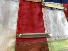 Bulldog Brand HAND MADE 2 Blade Pen Knife w/ Fiery Mother of Pearl Handles -NOS & Mint