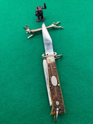 Vintage LePre Two Blade Stag Camper Ring Pull