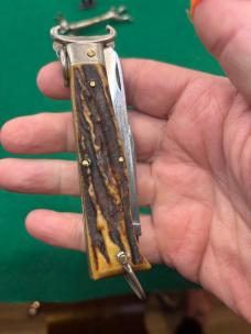 Vintage LePre Two Blade Stag Camper Ring Pull