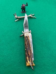 Vintage LePre Two Blade Stag Camper Ring Pull