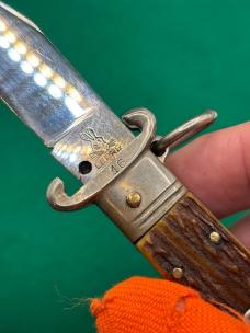 Vintage LePre Two Blade Stag Camper Ring Pull