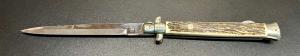 Vintage Falcon 13” Lockback Stiletto, Stag Scales