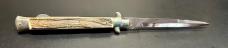 Vintage Falcon 13” Lockback Stiletto, Stag Scales