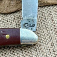Case XX USA Brown Standard Jigged Peanut Pocket Knife 6220 SS Delrin Handle (12)