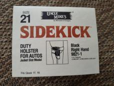 Uncle Mikes 9821-1 RH Duty Pistol Holster Jacket Slot Model for Glock 17 and 19