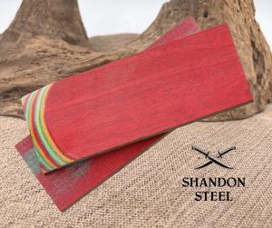 Rough Rider Custom Shop Knife Making Scales Pakkawood Handles Two Slabs Set 1877