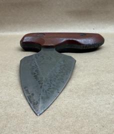 Push Knife and Sheath Signed