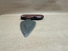 Push Knife and Sheath Signed