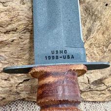 Case XX USA USMC Marine Corps Bowie Combat Survival Hunting Hunter Knife /Sheath