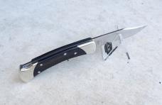 Buck 111 Folding Hunter - 2025 Stealth Run #009 - Genuine Ebony Handle MagnaCut Blade - New