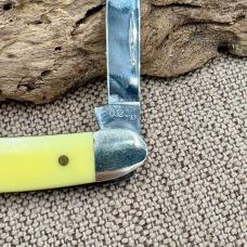 Case XX 03244 Half Stockman Knife, 1985, Smooth Yellow Composite Handles (34)