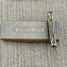 Rough Rider 2" Tiny Stockman Amber Jigged Bone Handle Pocket Knife w/Loop RR814