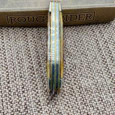 Rough Rider 2" Tiny Stockman Amber Jigged Bone Handle Pocket Knife w/Loop RR814