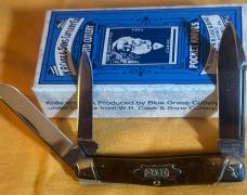 1990 Case Tested XX 630109 Bow Tie Badge Whittler.  3 Blade w/Copy of COA. Mint Condition!
