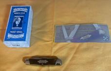 1990 Case Tested XX 630109 Bow Tie Badge Whittler.  3 Blade w/Copy of COA. Mint Condition!