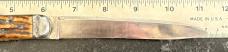 Antique J Lingard Pea Croft Sheffield England Folding Knife, Beautiful Stag 