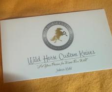 Case XX Custom Hand-Fired Peachseed Amber Bone Mini Copperlock from Wild Horse Customs & Joshua Kidd