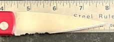 Benchmade Spike Switchblade Knife, Model 1000S, Red Handles, Unused
