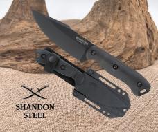KABAR Becker Harpoon 4.5" Fixed Blade Knife Drop Point w/ Plastic Sheath  BK18BK
